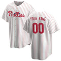 Custom Philadelphia Phillies White AmberGomez Home Replica Jersey