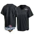 Los Angeles Dodgers #17 Shohei Ohtani Player Black AmberGomez World Series Pitch Fashion T-shirt Stitched Jerseys