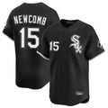 Chicago White Sox #15 Sean Newcomb Player Black AmberGomez Limited Home Stitched Jerseys