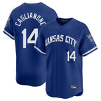 Kansas City Royals #14 Jac Caglianone Player Royal AmberGomez City Connect Limited Home Game Stitched Jerseys