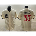 Texas Rangers #53 Adolis Garc¨ªa Cream AmberGomez City Connect Cool Base Stitched Jersey