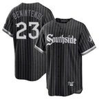 Chicago White Sox #23 Andrew Benintendi Player Black AmberGomez City Connect Home Game Stitched Jerseys