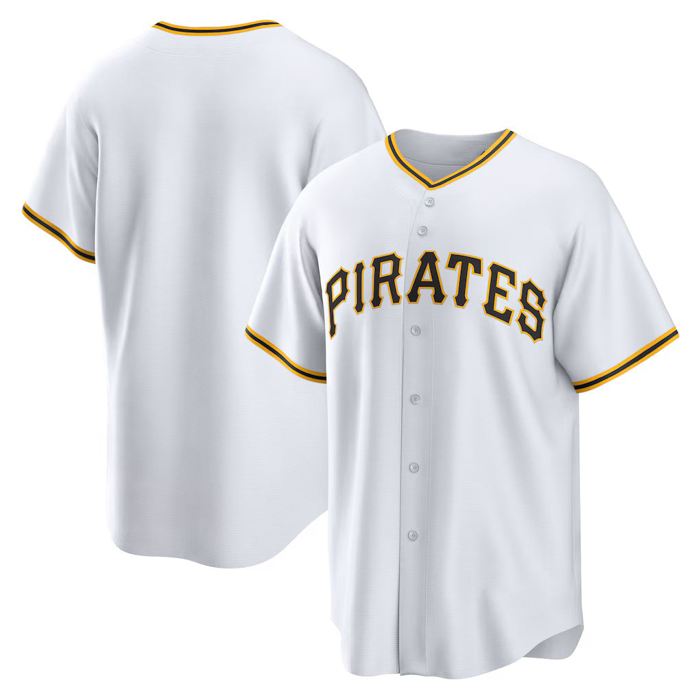 Pittsburgh Pirates White AmberGomez Home Replica Team Jersey