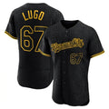 Kansas City Royals #67 Seth Lugo Player Black AmberGomez Snake Skin City Limited Elite Stitched Jerseys