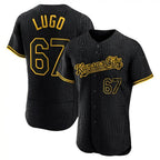 Kansas City Royals #67 Seth Lugo Player Black AmberGomez Snake Skin City Limited Elite Stitched Jerseys