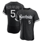 Chicago White Sox #5 Munetaka Murakami Player Black AmberGomez City Connect Limited Elite Home Stitched Jerseys