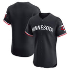 Minnesota Twins Navy AmberGomez Alternate Vapor Premier Elite Patch Jersey