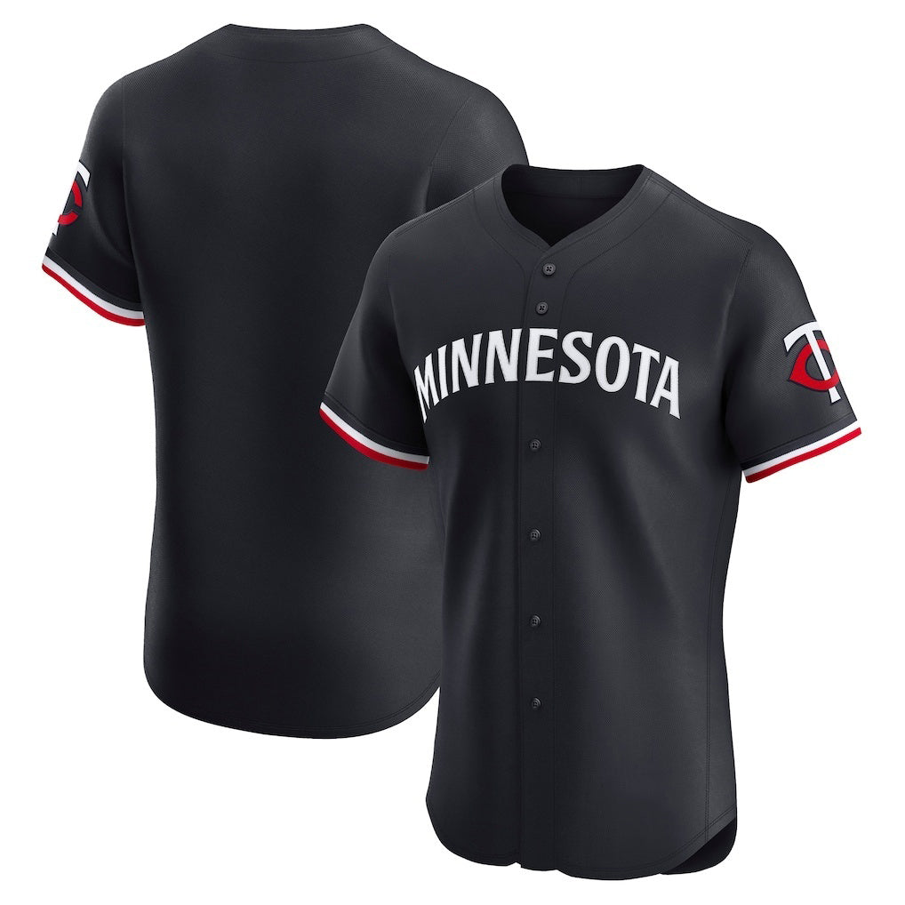 Minnesota Twins Navy AmberGomez Alternate Vapor Premier Elite Patch Jersey