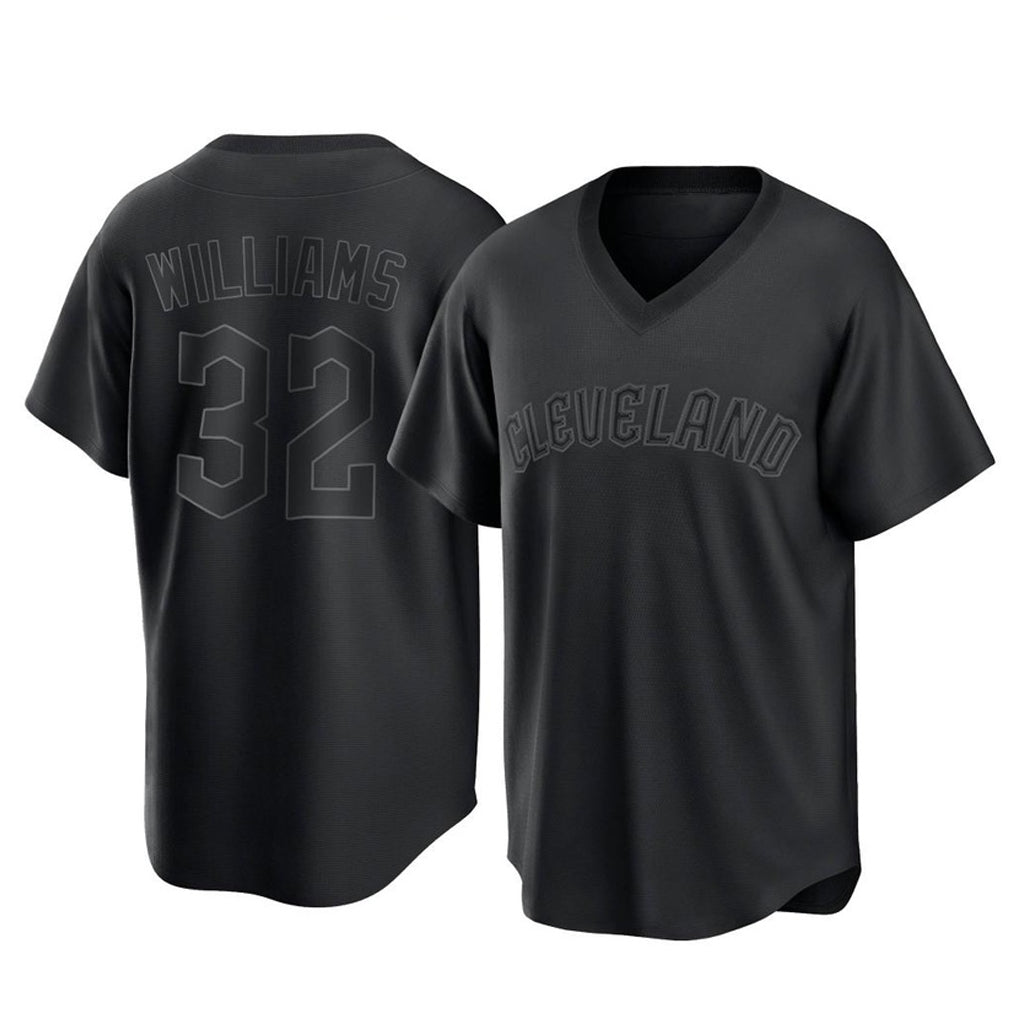 Cleveland Guardians #32 Gavin Williams Player Black AmberGomez T-shirt Home Game Stitched Jerseys