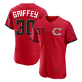 Cincinnati Reds #30 Ken Griffey Player Red AmberGomez 2026 City Connect Limited Elite Home Stitched Jerseys