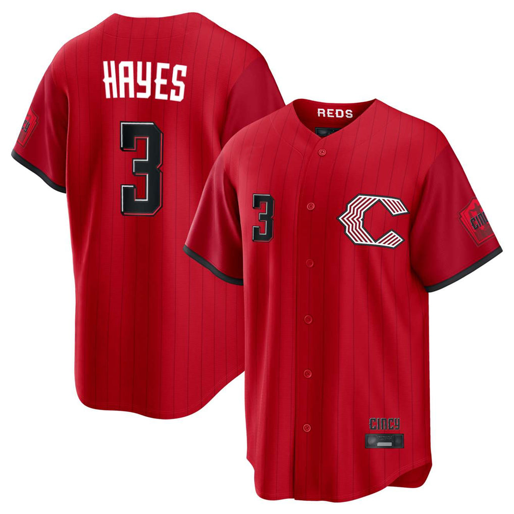 Cincinnati Reds #3 Ke'Bryan Hayes Player Red AmberGomez 2026 City Connect Home Game Stitched Jerseys