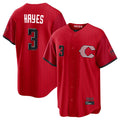 Cincinnati Reds #3 Ke'Bryan Hayes Player Red AmberGomez 2026 City Connect Home Game Stitched Jerseys