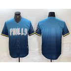 Philadelphia Phillies Blank Blue AmberGomez 2024 City Connect Limited Stitched Jersey