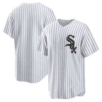 Chicago White Sox White AmberGomez Home Replica Team Jersey_1