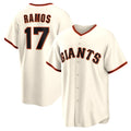 San Francisco Giants #17 Heliot Ramos Cream AmberGomez Home Replica Jersey