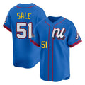 Atlanta Braves #51 Chris Sale Player Royal AmberGomez National League All-Star Edition Game Stitched Jerseys