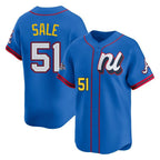 Atlanta Braves #51 Chris Sale Player Royal AmberGomez National League All-Star Edition Game Stitched Jerseys