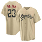 Arizona Diamondbacks #23 Zac Gallen Player Tan AmberGomez City Connect Home Game Stitched Jerseys