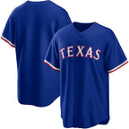Texas Rangers Royal AmberGomez Alternate Replica Team Logo Jersey