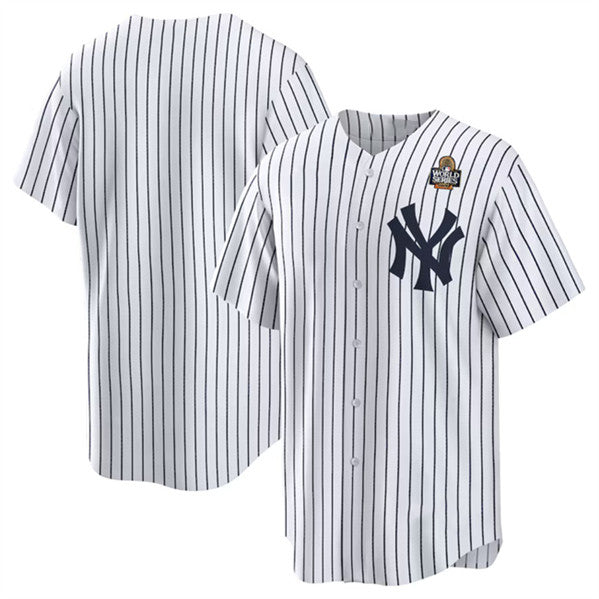 New York Yankees Blank White AmberGomez 2024 World Series Cool Base Stitched Jersey