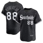Chicago White Sox #88 Luis Robert Jr. Black AmberGomez City Connect Limited Player Jersey