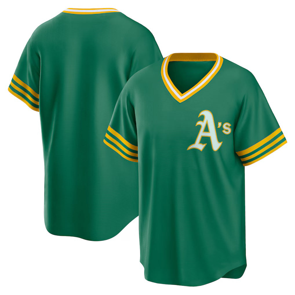 Oakland Athletics Kelly Green AmberGomez Road Cooperstown Collection Team Jersey
