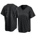 Kansas City Royals #28 Kyle Isbel Player Black AmberGomez Fashion Game Stitched Jerseys