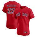 Boston Red Sox #22 Garrett Whitlock Player Red AmberGomez Limited Elite Home Game Stitched Jerseys1