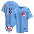 Chicago Cubs #18 Shota Imanaga Player Light Blue AmberGomez 150th Anniversary Home Game Stitched Jerseys
