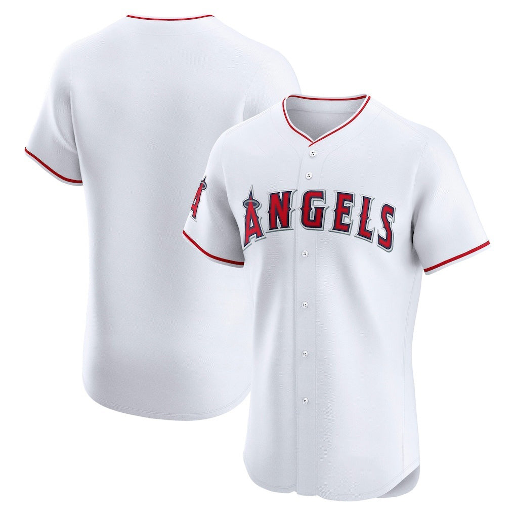 Los Angeles Angels White AmberGomez Home Elite Jersey
