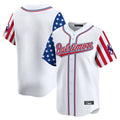 Baltimore Orioles White AmberGomez Independence Day Vapor Premier Limited Home Game Blank Player Stitched Jerseys