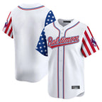 Baltimore Orioles White AmberGomez Independence Day Vapor Premier Limited Home Game Blank Player Stitched Jerseys