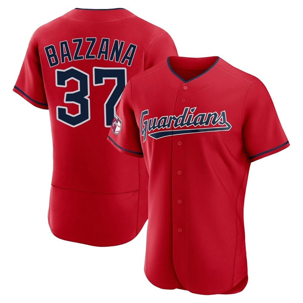 Cleveland Guardians #37 Travis Bazzana Player Red AmberGomez Limited Elite Home Stitched Jerseys