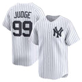 New York Yankees #99 Aaron Judge White AmberGomez Home Limited Player Jersey 2