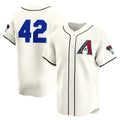 Arizona Diamondbacks #42 Jackie Robinson Cream AmberGomez Home 2025  Day Limited Jersey