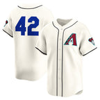 Arizona Diamondbacks #42 Jackie Robinson Cream AmberGomez Home 2025  Day Limited Jersey
