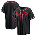 Minnesota Twins Blank Black AmberGomez Out Stitched Jersey