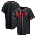 Minnesota Twins Blank Black AmberGomez Out Stitched Jersey