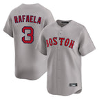 Boston Red Sox #3 Ceddanne Rafaela Player Gray AmberGomez Road Limited Home Game Stitched Jerseys1