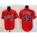Detroit Tigers #39 Zach McKinstry Orange AmberGomez With Patch Vapor Premier Limited Stitched Jersey