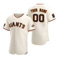Custom San Francisco Giants White AmberGomez 2020 Stitched Flex Base Jersey