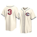 Chicago Cubs #3 Alex Bregman Player Cream AmberGomez Field of Dreams Home Game Stitched Jerseys