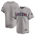 Arizona Diamondbacks Gray AmberGomez Road Limited Home Game Blank Player Stitched Jerseys