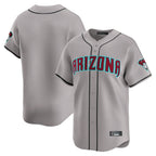 Arizona Diamondbacks Gray AmberGomez Road Limited Home Game Blank Player Stitched Jerseys