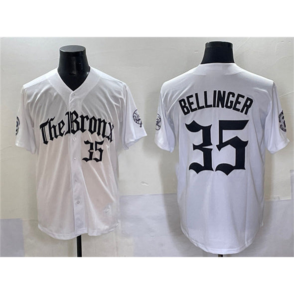New York Yankees #35 Cody Bellinger White AmberGomez 'Gothic Legacy Edition' Vapor Premier Limited Stitched Jersey