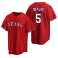 Texas Rangers #5 Corey Seager Red AmberGomez Cool Base Stitched Jersey