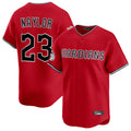 Cleveland Guardians #23 Bo Naylor Player Red AmberGomez Limited Home Stitched Jerseys