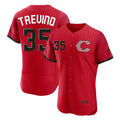 Cincinnati Reds #35 Jose Trevino Player Red AmberGomez 2026 City Connect Limited Elite Home Stitched Jerseys