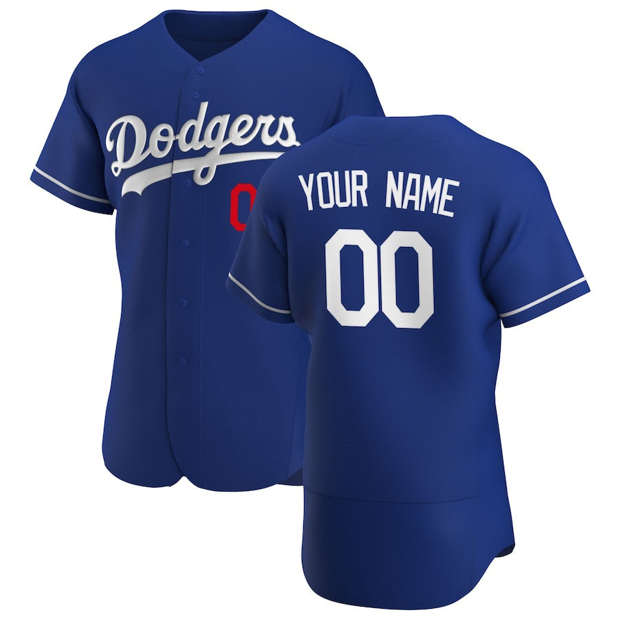 Custom Los Angeles Dodgers Royal AmberGomez Alternate 2020 Authentic Player Jersey