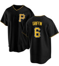 Pittsburgh Pirates #6 Konnor Griffin Black AmberGomez Cool Base Stitched Jersey